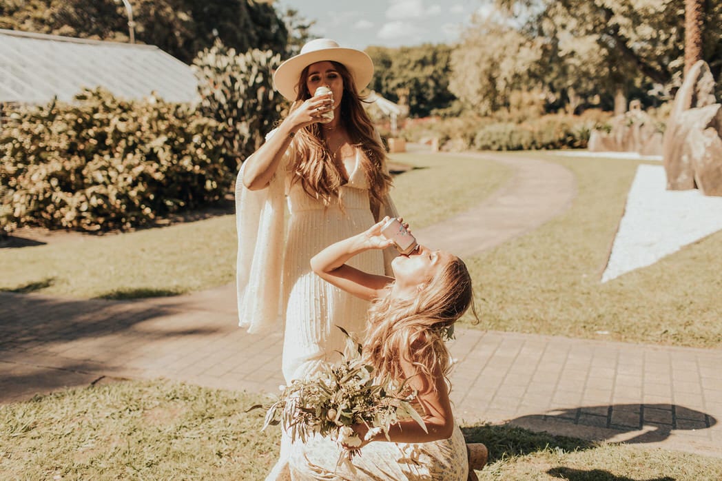 Nicole and Choppie - Gisborne Wedding captured by Oriwia Soutar.
Free spirit in her Daughters of Simone gown; a seventies silhouette, fluted sleeves. Bohemian bride. Featured on Wild Hearts, New Zealand. Bridetribe. 
