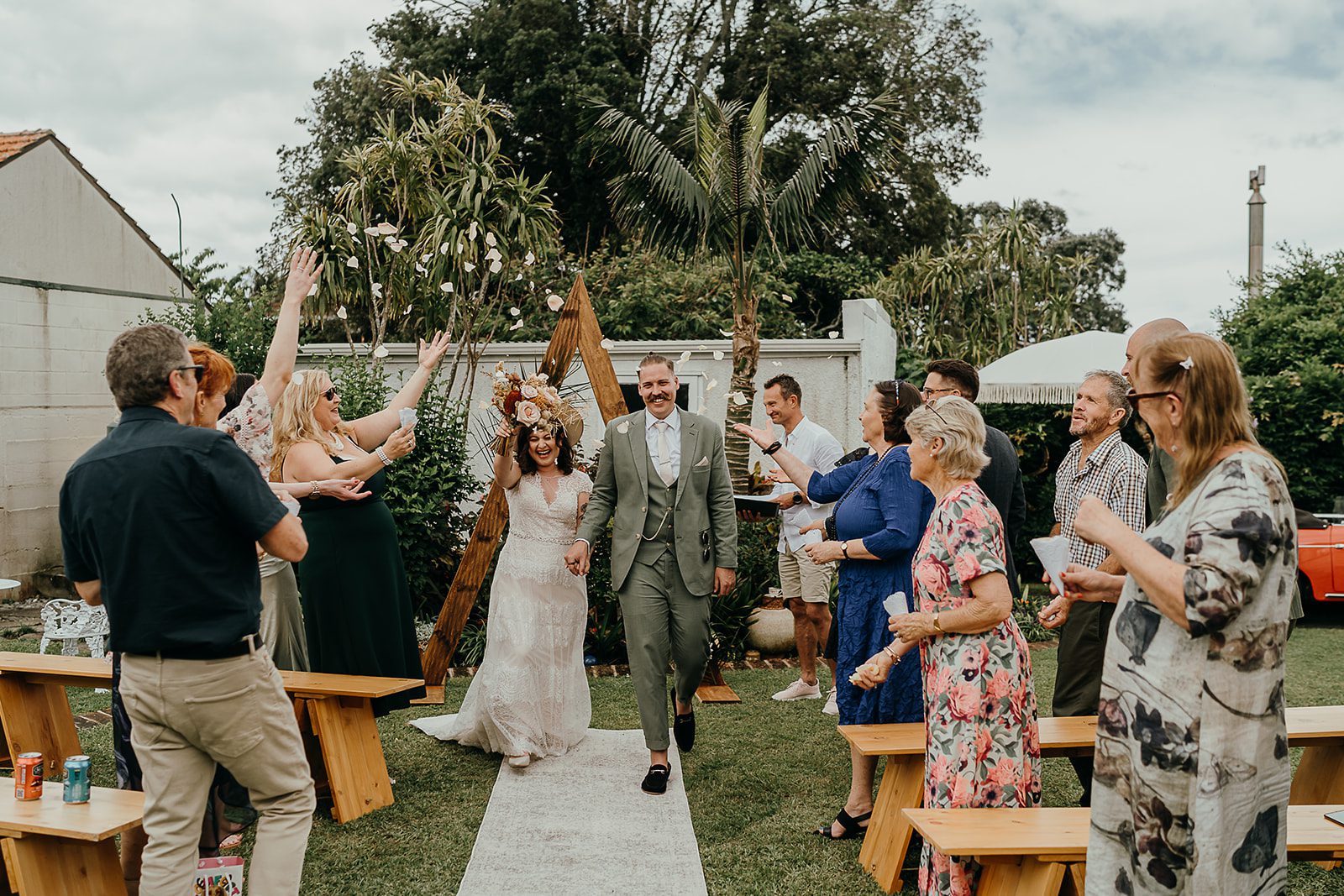 Backyard wedding store outfit